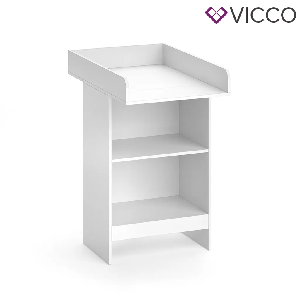 Vicco Wickeltisch Leo Weiß 60 X 103 X 88 Cm Holzwerkstoff 4 Vicco Wickeltisch Leo Weiß 60 X 103 X 88 Cm Holzwerkstoff – Bild 2