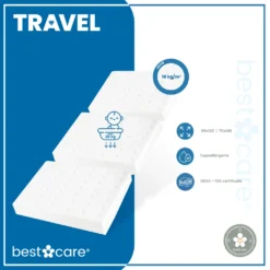 BestCare Reisebettmatratze Klappmatratze Babybett Faltbare Schaumstoffmatratze 60x120 X8cm Matratze Klappbare Matratze Kein Laken Mehr Notwendig Aloe Vera Bezug Atmungsaktiv Mit Lüftungskanälen -Barbie Store 3885c680ae20b2d51770df12a2870db0
