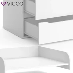 Vicco Wickelkommode Ruben Weiß 83,6 X 117 X 69,7 Cm Holzwerkstoff -Barbie Store 38a3901b2f18b69e660f61a8cab344fb