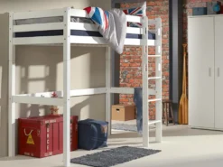 Relita Hochbett TOLI Buche Massiv Weiß Lackiert BH1021117-B90 -Barbie Store 38df3e89d2daa1620ab2af115da39c60