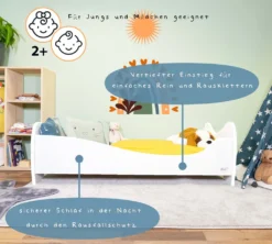 Alcube Kinderbett 70x140 Mit Matratze Lattenrost Und Rausfallschutz MDF MASSIVHOLZ Juniorbett Jugendbett - Weiß 12 Alcube Kinderbett 70x140 Mit Matratze Lattenrost Und Rausfallschutz MDF MASSIVHOLZ Juniorbett Jugendbett - Weiß -Barbie Store 3978cce51e01f76a511e42e389d8ecfc