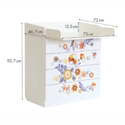 Wickelkommode Wickeltisch Simple Mit Motiv Von Polini Kids -Barbie Store 39c8a1c1cf5a44ea173588a33c757ca4