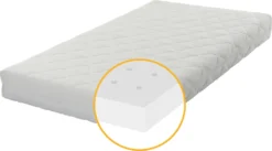 Osann Babymatratze Dreamer Air 140x70cm - Schaummatratze - Allergiker Geeignet - Belüftungssystem