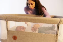 Lionelo Luna Ein Tragbares Beistellbett Mit Einer Matratze, Reisebett, Von Neugeboren Bis 9 Kg, In Der Höhe Und Der Neigung Verstellbar, 4 Rädern Mit Bremse, Befestigung Zum Elternbett -Barbie Store 3ac04a29cda75c780b3881ef03b705cb