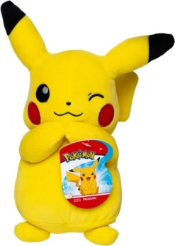 JAZWARES Pokemon Plüschfigur Wave 8 (20cm) , Charakter :Pikachu Zwinkernd 16 JAZWARES Pokemon Plüschfigur Wave 8 (20cm) , Charakter :Pikachu Zwinkernd -Barbie Store 3c8110a6f47f48211855ead00c769c45