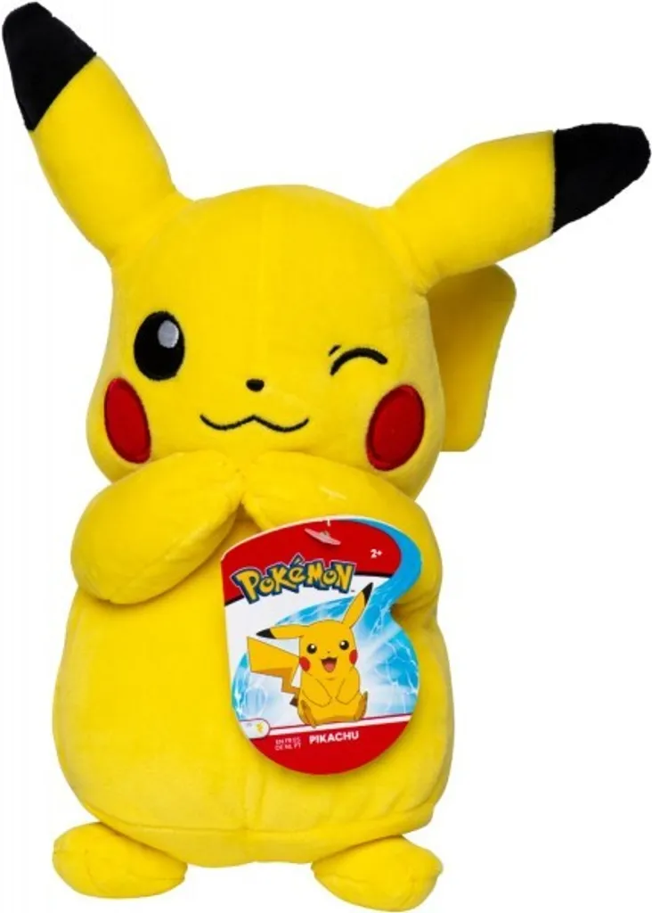 JAZWARES Pokemon Plüschfigur Wave 8 (20cm) , Charakter :Pikachu Zwinkernd 6 JAZWARES Pokemon Plüschfigur Wave 8 (20cm) , Charakter :Pikachu Zwinkernd – Bild 4
