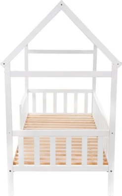 Kinderbett Hausbett Set 160×80 Mit Rausfallschutz Und Matratze Weiß Einzelbett -Barbie Store 3d07433f1ed5cb137beff27458ef7ab1