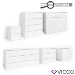 Vicco Wickelkommode Ruben Weiß 83,6 X 117 X 69,7 Cm Holzwerkstoff -Barbie Store 3ee38484459dafd61e1f34e7d88c3a5e