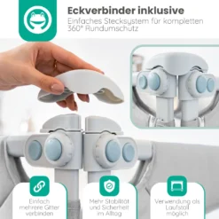 FROGGY Bettgitter 200cm Höhenverstellbar 73-105cm Baby Bettschutzgitter Für Kinder- & Elternbetten Geeignet 19 FROGGY Bettgitter 200cm Höhenverstellbar 73-105cm Baby Bettschutzgitter Für Kinder- & Elternbetten Geeignet -Barbie Store 3f741a8476411a6a79811c178792e9c0