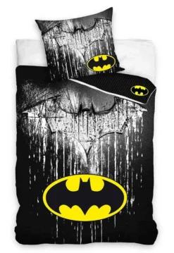 Batman Kinderbettwäsche Set Garnitur Wendbar DC Comics 140x200cm Baumwolle 2tlg