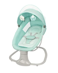 Kikkaboo Babywippe Winks 2 In 1 Stuhl, Moskitonetz, ​Timer, Musik, Fernbedienung Türkis -Barbie Store 408eb7e9e7bdba98b58b2f0fa3ab35a6