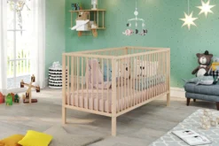 Babybett Babyzimmer Universal | Buche Massiv / Naturfarben -Barbie Store 40fbf55f1b9e95dc60a463beb7a1a038