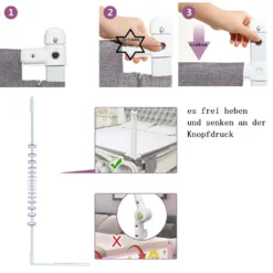 Zehnhase Bettgitter Bettschutzgitter Kinderbettgitter Babybettgitter 120 Cm, Grau, 1 Seite 33 Zehnhase Bettgitter Bettschutzgitter Kinderbettgitter Babybettgitter 120 Cm, Grau, 1 Seite -Barbie Store 4320a435e03be65d1fe6a229d0c44fa1