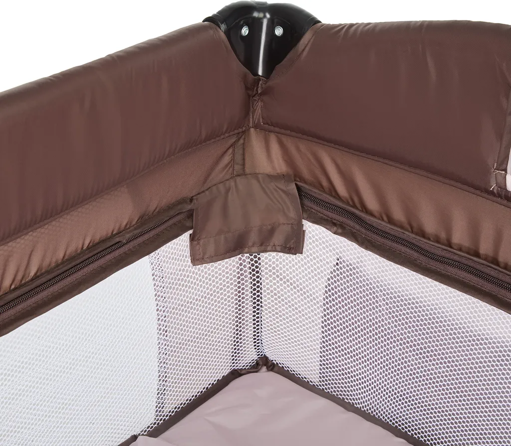 Tectake Kinderreisebett Elefant 132x75x104cm Mit Wickelauflage Und Transporttasche - Braun 9 Tectake Kinderreisebett Elefant 132x75x104cm Mit Wickelauflage Und Transporttasche - Braun – Bild 7