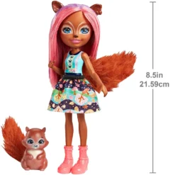 MATTEL Enchantimals Eichhörnchen-Mädchen Sancha Squirrel Puppe 15 MATTEL Enchantimals Eichhörnchen-Mädchen Sancha Squirrel Puppe -Barbie Store 46cc22773c5a9cb2c1b3f3cf4cb04564