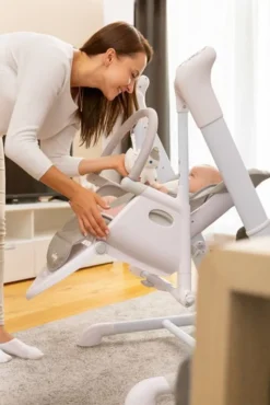 Fütterungsstuhl + Indigo Hellgrau Schwung -Barbie Store 479a3c6c392c2f6579cea2578405f640