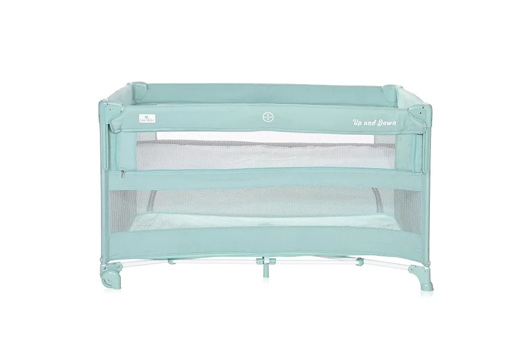 Lorelli Baby Reisebett Up´n Down, Öffnung, 2 Ebenen, Tragetasche, Mit Rädern Blau 7 Lorelli Baby Reisebett Up´n Down, Öffnung, 2 Ebenen, Tragetasche, Mit Rädern Blau – Bild 5