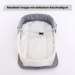 JOYCUTE - 2 In 1 Babynest, Reisebett Bzw. Reisetasche, Faltbare Krippe, Nestchen, Grau -Barbie Store 48c002473bab478af3fcd301d2264f1e