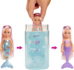 Barbie Color Reveal Puppe Meerjungfrau, Chelsea Farbwechsel, Anziehpuppe -Barbie Store 49fa954e4b8a9b8a90a2699c9f24d4ee