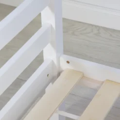 Homestyle4u 1727, Kinder Hochbett Mit Schreibtisch Weiß, Massivholz Kiefer, 90x200 Cm -Barbie Store 4a48f3c81dc8bf991b70f2ebf8e197a5