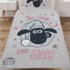 Shaun The Sheep - Bettwäsche-Set "Loves Sleep" AG125 (Einzelbett) (Grau/Schwarz/Pink) 1 Shaun The Sheep - Bettwäsche-Set "Loves Sleep" AG125 (Einzelbett) (Grau/Schwarz/Pink) -Barbie Store 4cd12bbd38f5a3f23bf1f1fa272f0b98
