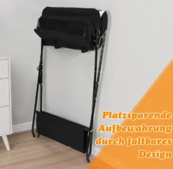 COSTWAY Wickeltisch Klappbar Wickelkombination Mit Aufbewahrungskorb & Zubehör Zum Wickeln & Kleidungwechseln Wickelkombi Rückenschonend Schwarz -Barbie Store 4d42fad6559273c24a39cc620ec0f026