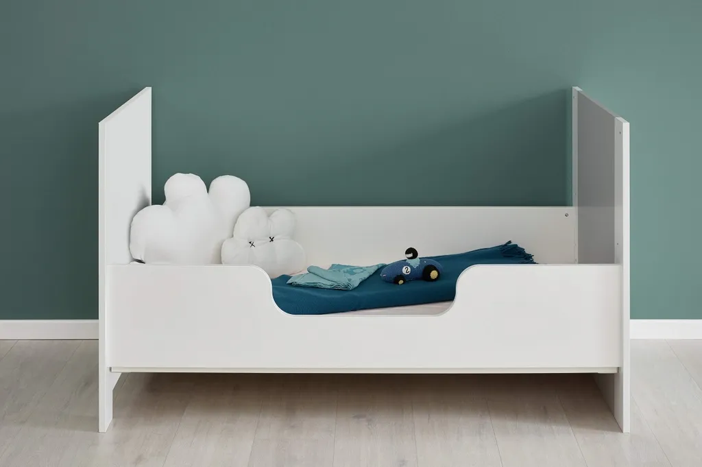 Trendteam Babyzimmer 4-teilige Kombination Pia Weiß Melamin/Lichtgrau Melamin 20 Trendteam Babyzimmer 4-teilige Kombination Pia Weiß Melamin/Lichtgrau Melamin – Bild 18