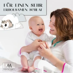 MASCHKY | Bettschlange Geflochten – Bettumrandung Babybett 2m Rosa – Weiches Nestchen Baby + Wäschenetz – Babybett Umrandungen + Tragetasche -Barbie Store 4d52b8ed0b3e1534ea75489519d7b849