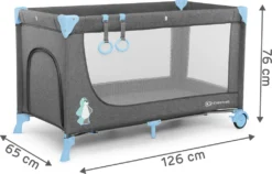 JOY-Reisebett Von Kinderkraft Blau -Barbie Store 4e30214eafbfb8853e9996f19db2da85