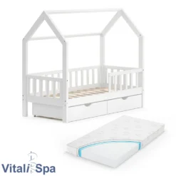 VitaliSpa Kinderbett Hausbett Spielbett Wiki 80x160 Inkl Matratze 2 Schubladen 10 VitaliSpa Kinderbett Hausbett Spielbett Wiki 80x160 Inkl Matratze 2 Schubladen -Barbie Store 4e919b365ad9330d96f70aa52b279037