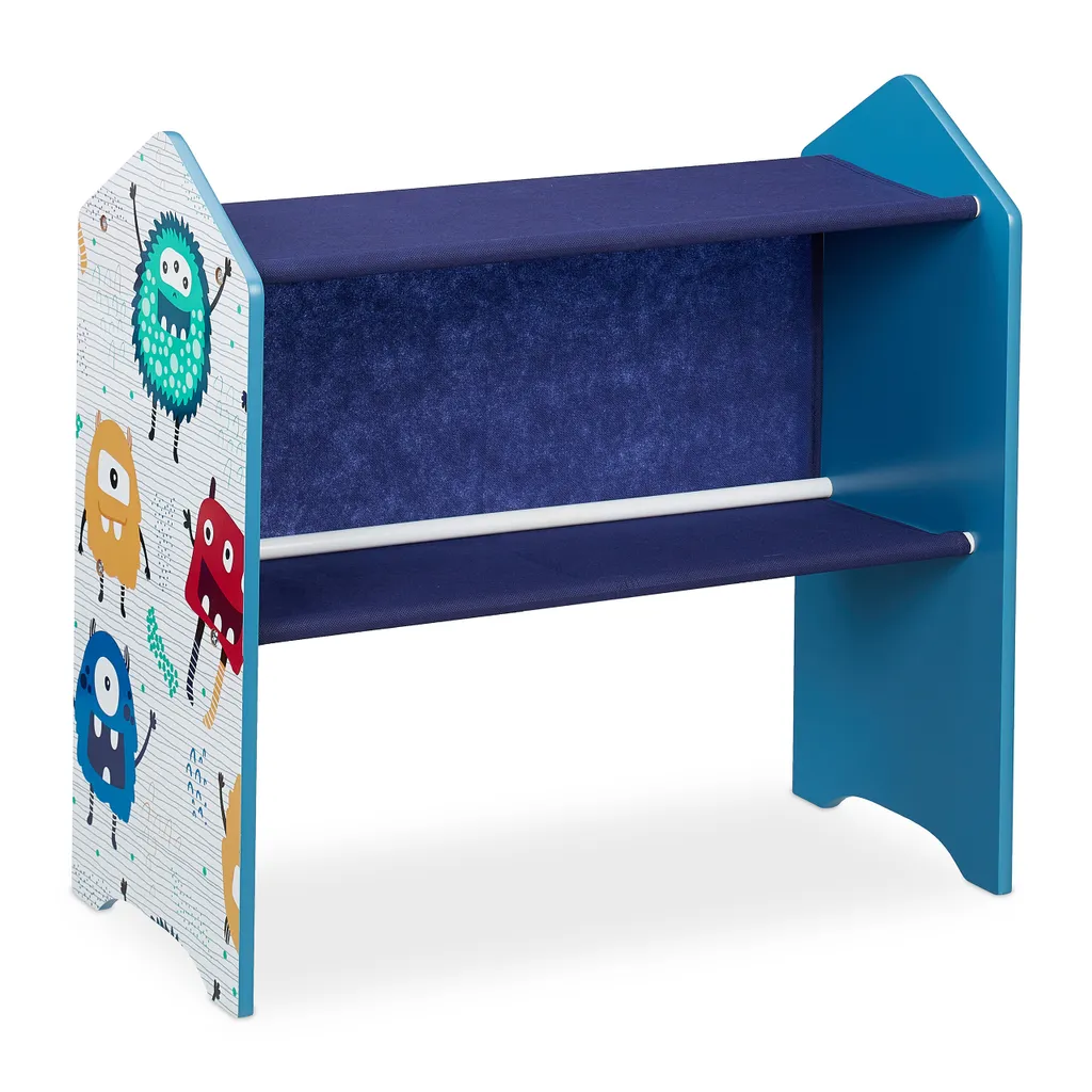 Relaxdays Kinderregal Mit Boxen Monster 10 Relaxdays Kinderregal Mit Boxen Monster – Bild 8
