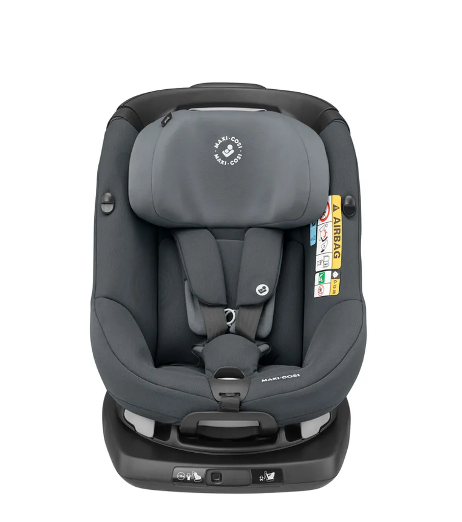 Maxi-Cosi AxissFix Autositz, 360° Drehbarer Kindersitz Mit ISOFIX Und Liegeposition, Nutzbar Ab Ca. 4 Monate Bis 4 Jahre (ca. 61 - 105 Cm), Authentic Graphite, Grau 4 Maxi-Cosi AxissFix Autositz, 360° Drehbarer Kindersitz Mit ISOFIX Und Liegeposition, Nutzbar Ab Ca. 4 Monate Bis 4 Jahre (ca. 61 - 105 Cm), Authentic Graphite, Grau – Bild 2
