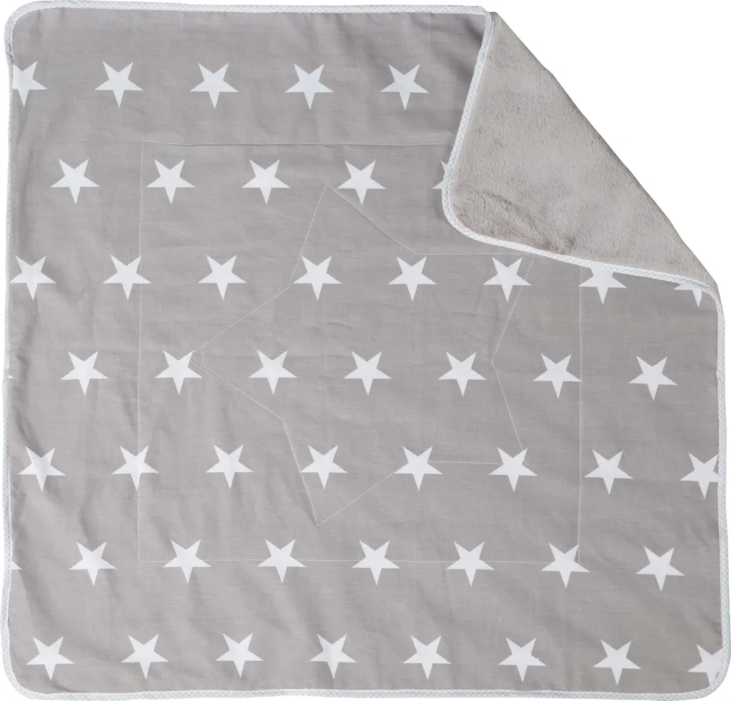 Roba Babydecke 'Little Stars', 2-seitig: 1x Super Weich, Warm & Flauschig, 1x 100% Baumwolle 3 Roba Babydecke 'Little Stars', 2-seitig: 1x Super Weich, Warm & Flauschig, 1x 100% Baumwolle