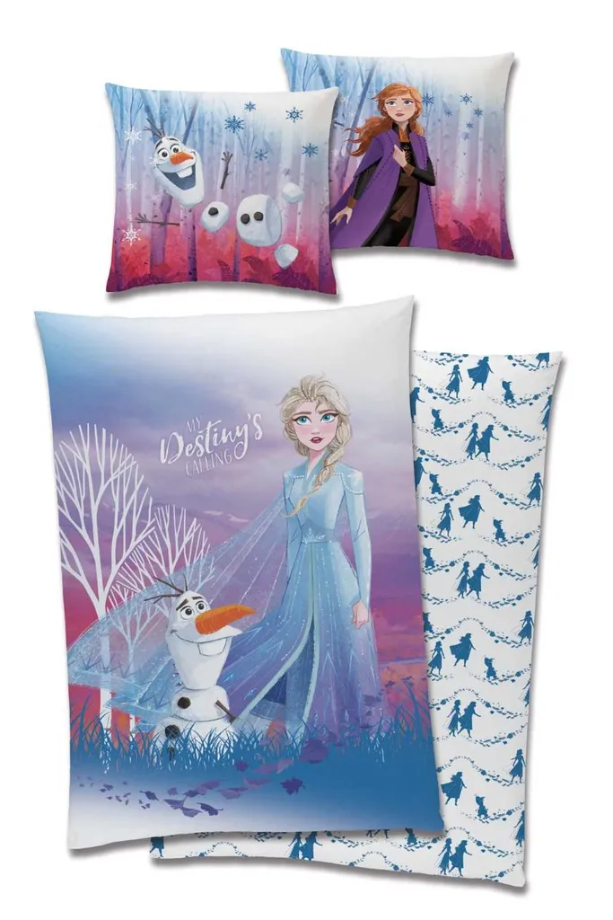DISNEY DIE EISKÖNIGIN 2 - My Destiny Calling Bettwäsche Wendebettwäsche Frozen II 135x200 / 80x80 3 DISNEY DIE EISKÖNIGIN 2 - My Destiny Calling Bettwäsche Wendebettwäsche Frozen II 135x200 / 80x80