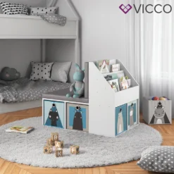 Vicco Kinderregal Onix Weiß 97,1 X 78,4 X 66,8 Cm Holzwerkstoff 13 Vicco Kinderregal Onix Weiß 97,1 X 78,4 X 66,8 Cm Holzwerkstoff -Barbie Store 539f35f85aa6bf82e7b26d822201bf7c