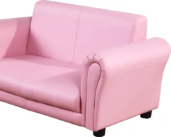 HOMCOM Kindersessel Mit Fußhocker, Kindercouch Mit Hocker, Kindersofa, Sofa Sessel, Rosa -Barbie Store 56e0acbb82fff449caa77cb0515ecc9e