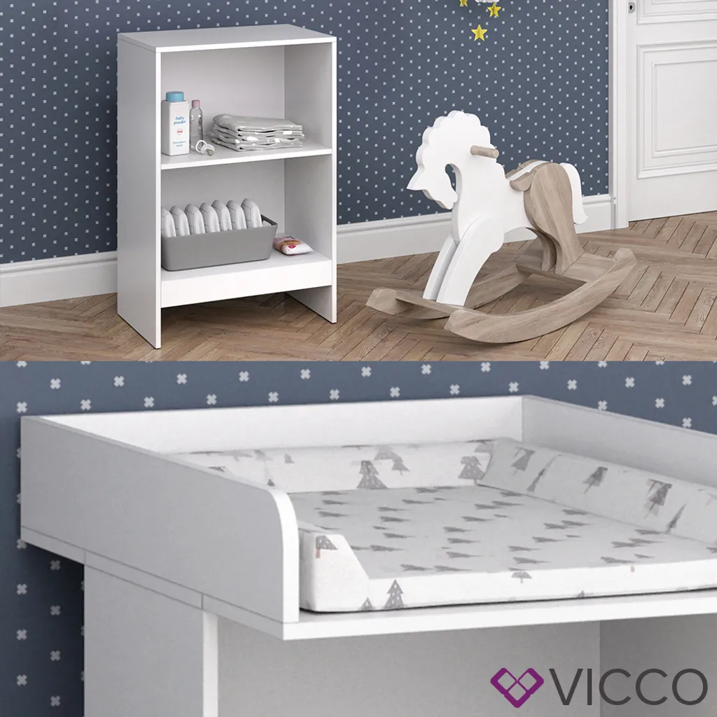 Vicco Wickeltisch Leo Weiß 60 X 103 X 88 Cm Holzwerkstoff 7 Vicco Wickeltisch Leo Weiß 60 X 103 X 88 Cm Holzwerkstoff – Bild 5