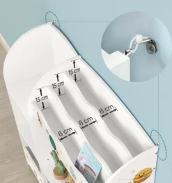 SONGMICS Kinderzimmerregal Kinderregal Bücherregal Für Kinder Mit 2 Boxen Spielzeug-Organizer Multifunktionale Ablage Mit 2 Aufbewahrungsboxen Weiß GKR42WT 18 SONGMICS Kinderzimmerregal Kinderregal Bücherregal Für Kinder Mit 2 Boxen Spielzeug-Organizer Multifunktionale Ablage Mit 2 Aufbewahrungsboxen Weiß GKR42WT -Barbie Store 5ab7201a9490f1d42c6266708a2bb7af