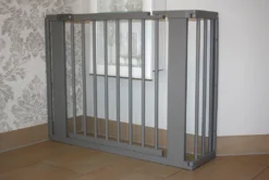 Schutzgitter Absperrgitter Türgitter Treppenschutzgitter 117 Cm Grau