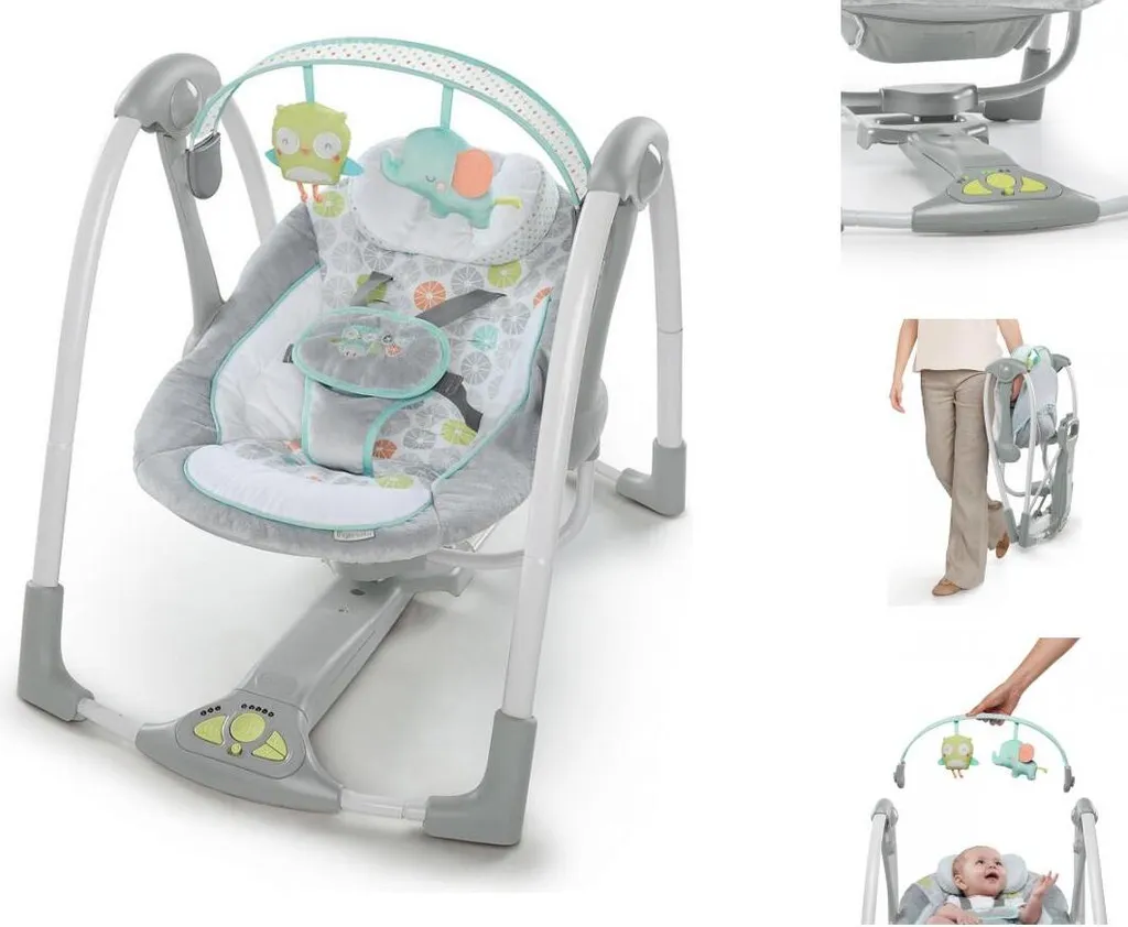 Ingenuity Swing ’n Go Portable Swing™ – Hugs & Hoots™ Schaukel; 10247 21 Ingenuity Swing ’n Go Portable Swing™ – Hugs & Hoots™ Schaukel; 10247 – Bild 19