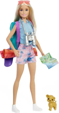 Barbie "It Takes Two Camping" Set Inkl. Malibu Puppe, Hund & Zubehör -Barbie Store 5db94a5fe55453df53065859d177c125