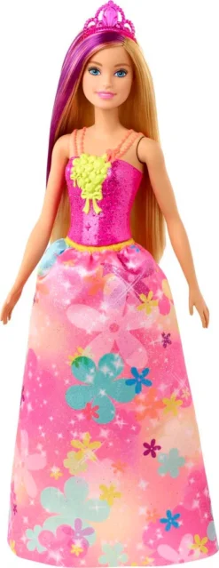 Barbie Dreamtopia Prinzessin Puppe (blond- Und Lilafarbenes Haar), Anziehpuppe