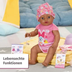 Zapf Creation BABY Born Magic Girl Brown Eyes 43 Cm -Barbie Store 60d6c7e663fe4ee5245f3c64afe4c7e4