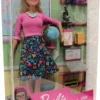 Mattel Barbie GJC23 Lehrerin Puppe Blond Mit Schulaccessoires Und Globus -Barbie Store 6140a0bfeac4a85059a6859834971723