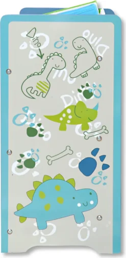 Kesper Kinderaufbewahrungsregal Mit Textilkörben Motiv: "Dino" 1772513 -Barbie Store 61d0729fb5e00c6141ef874443ed22c1