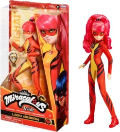 Miraculous Spielfigur Ladybug Marienkäfer Und Cat Noir Spielpuppe Dragon Shanghai Puppe 26 Cm