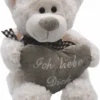 Bär Mit Herz Ich Liebe Dich Kuscheltier Creme Weiss Teddy