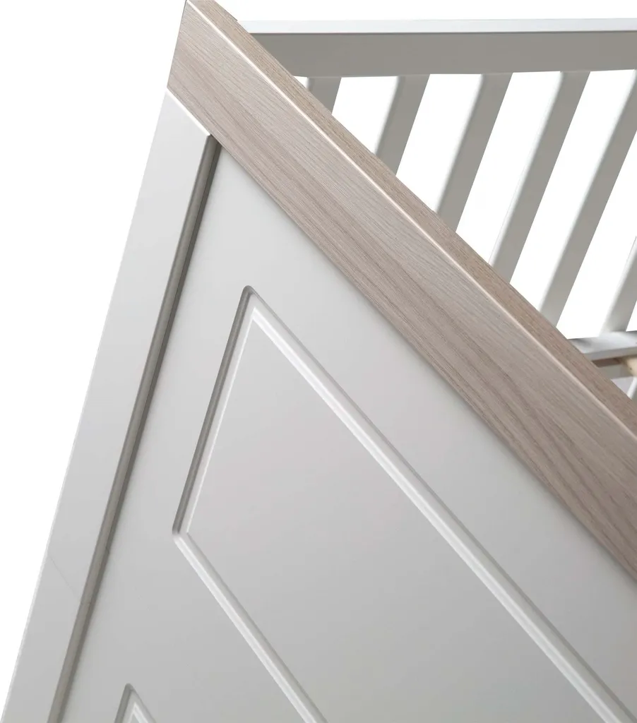 Roba Kombi-Kinderbett 'Felicia', 70 X 140 Cm, Weiß, Höhenverstellbar, 3 Schlupfsprossen, Umbaubar 6 Roba Kombi-Kinderbett 'Felicia', 70 X 140 Cm, Weiß, Höhenverstellbar, 3 Schlupfsprossen, Umbaubar – Bild 4