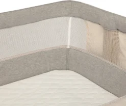 Lionelo Leonie 3in1 Kinderbett Babybett Beistellbett Wiege Zustellbett Matratze Grau -Barbie Store 653adde130b432e9a3eadc81af5ba500