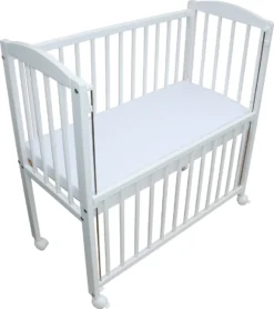 Beistellbett Babybett 90x40 Cm Mit Matratze Und Räder Höhenverstellbar Weiss -Barbie Store 65d7b49371028b8a69689ba4f691cbd7